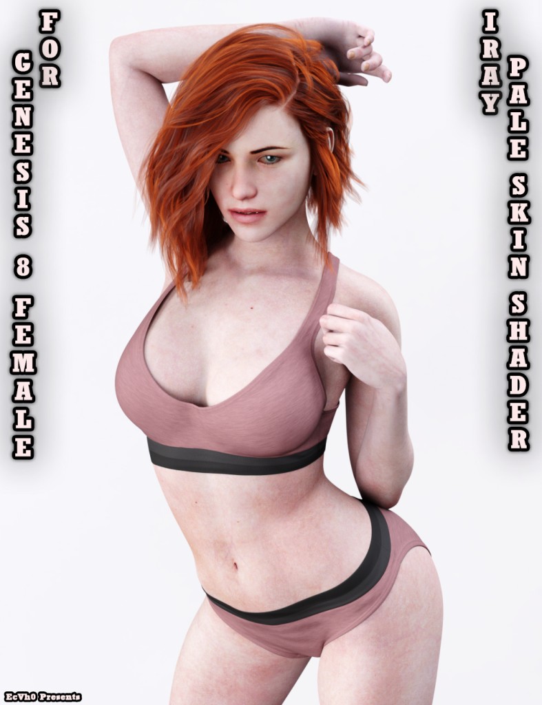 EcVh0'S Iray Pale Skin Shader For Genesis 8 Female(s)