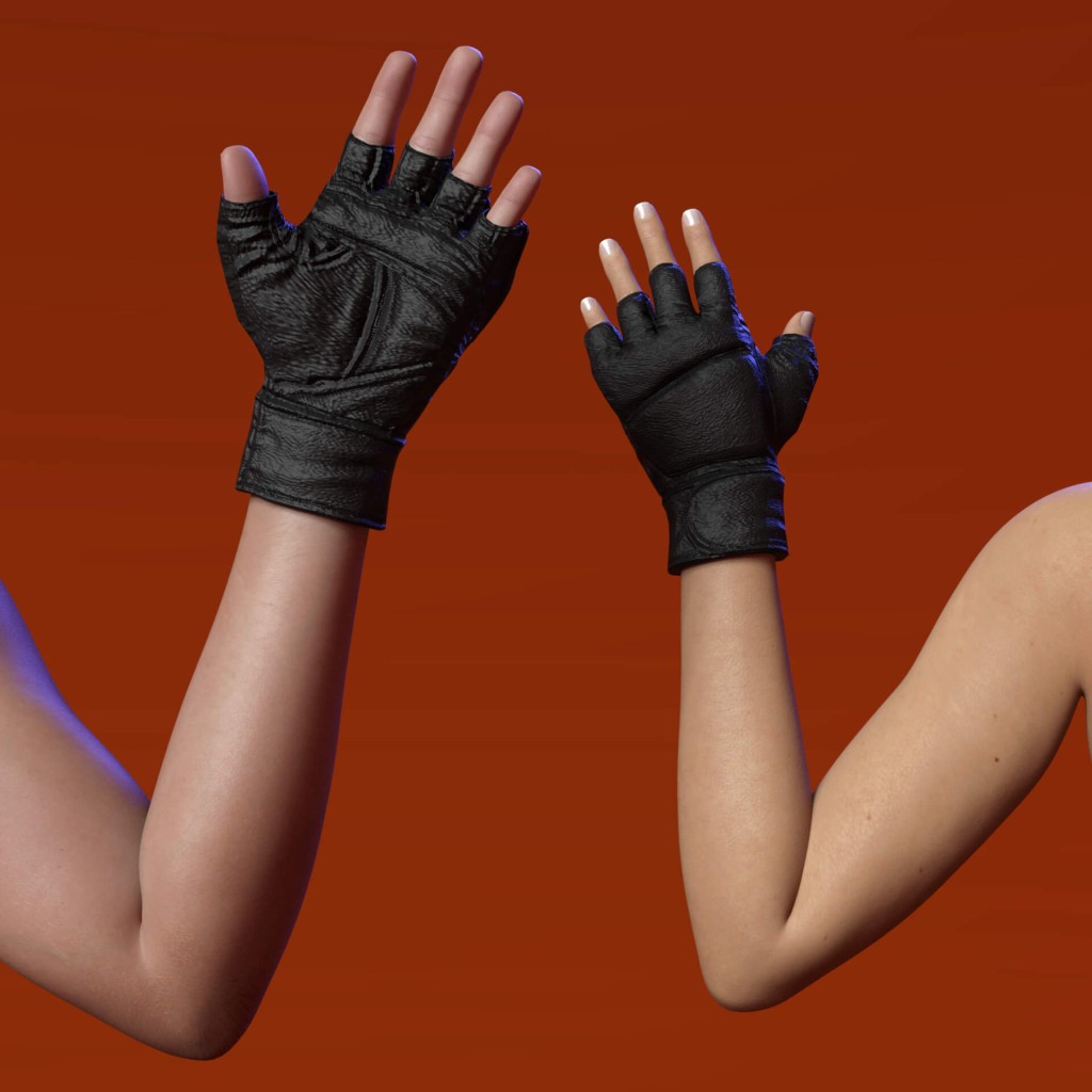 Fighter MMA Gloves V2 for Genesis 8 Male and Female