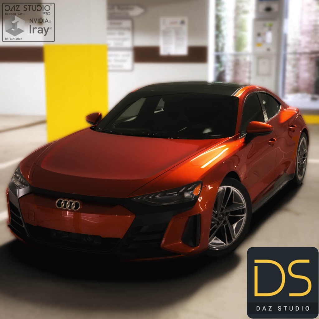 Audi RS e-tron GT 2023 for DAZ Studio