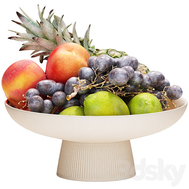 bowl of tropical fruits 14