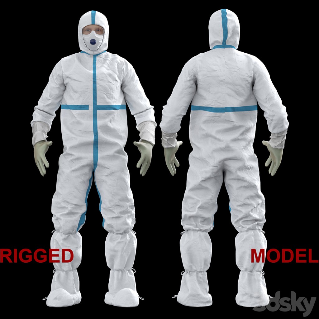 Protective suit. Quarantine