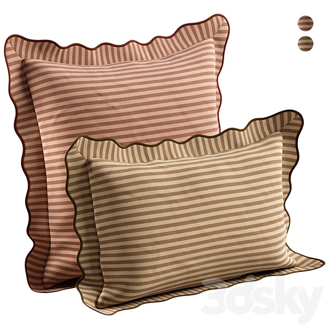 Lanie linen pillows by Sarah Sherman Samuel