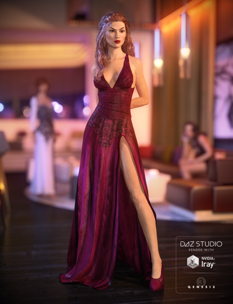 Glamour Outfit for Genesis 3 Female(s)