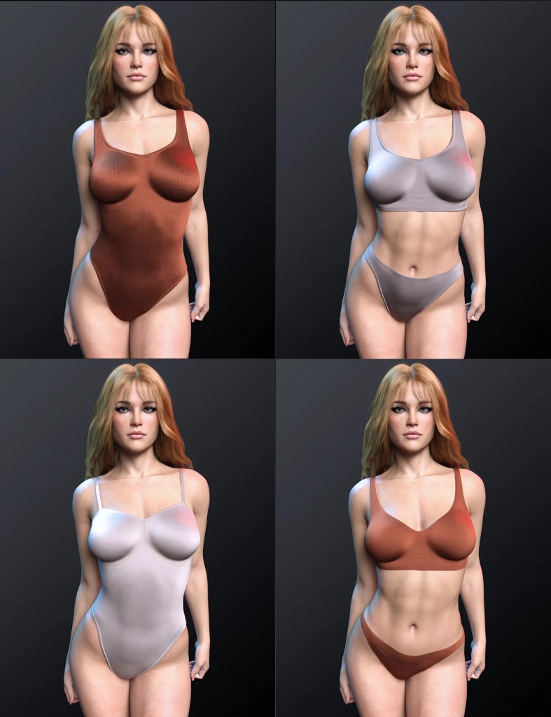 X-Fashion Most Basic Lingerie Set for Genesis 9 and 8, 8.1 Female