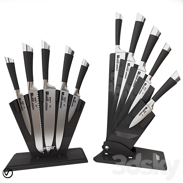Set of knives (6 items) (Damaris)
