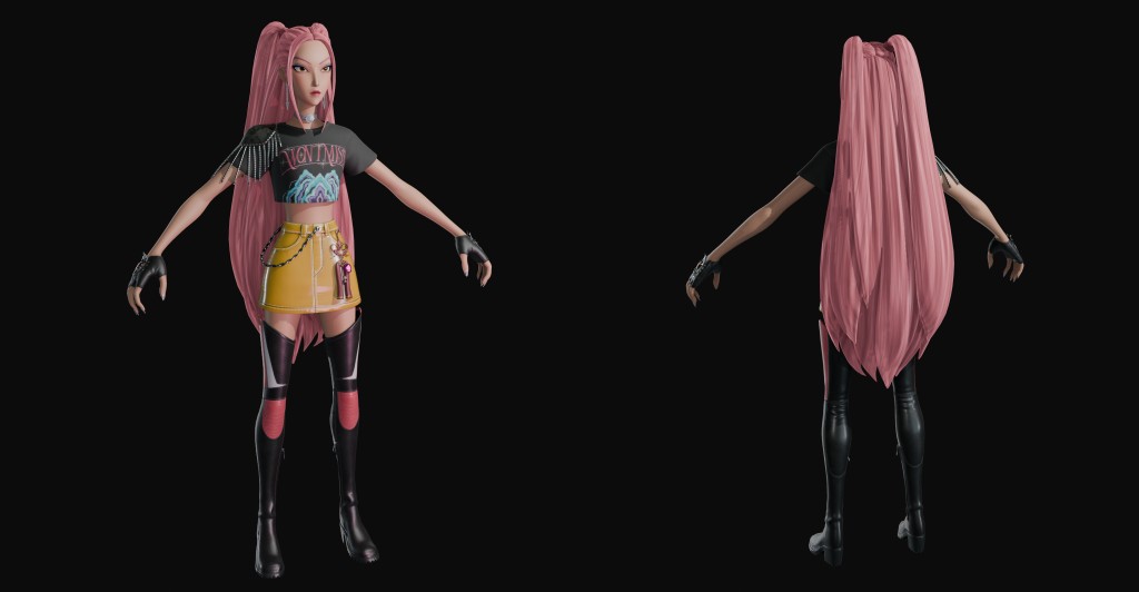 Mira (HUNTR X FN) Premium for Blender 4.x