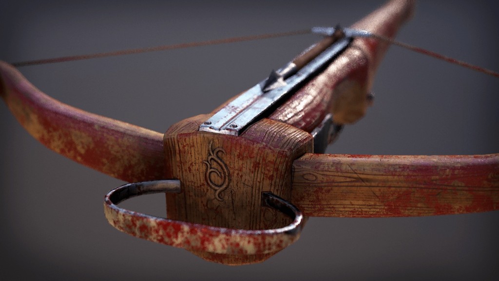 Animated Light Medieval Crossbow UE4.14