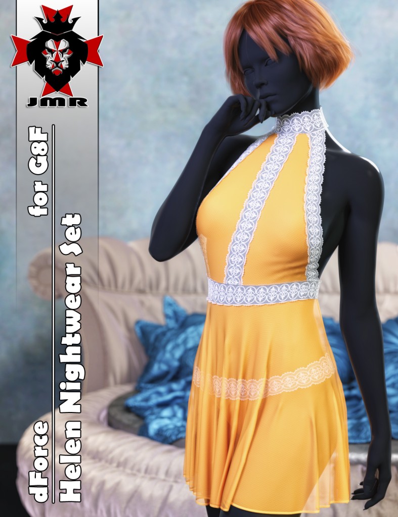 JMR dForce Helen Nightwear Set for G8F