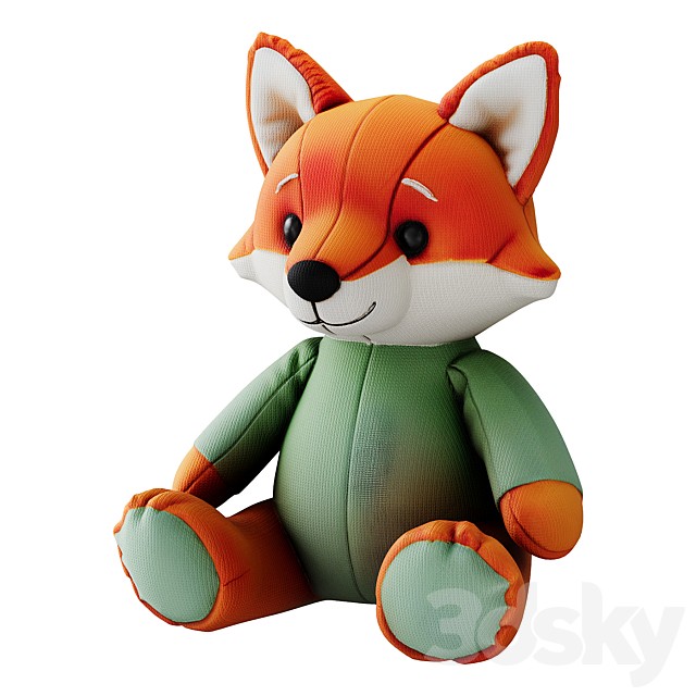 Plush Fox Toy Set