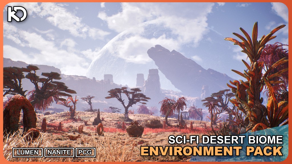 [UE5.4] Scifi Desert Biome