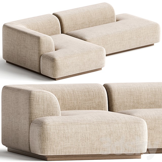 Corner sofa XL in bouclette, Jacopo
