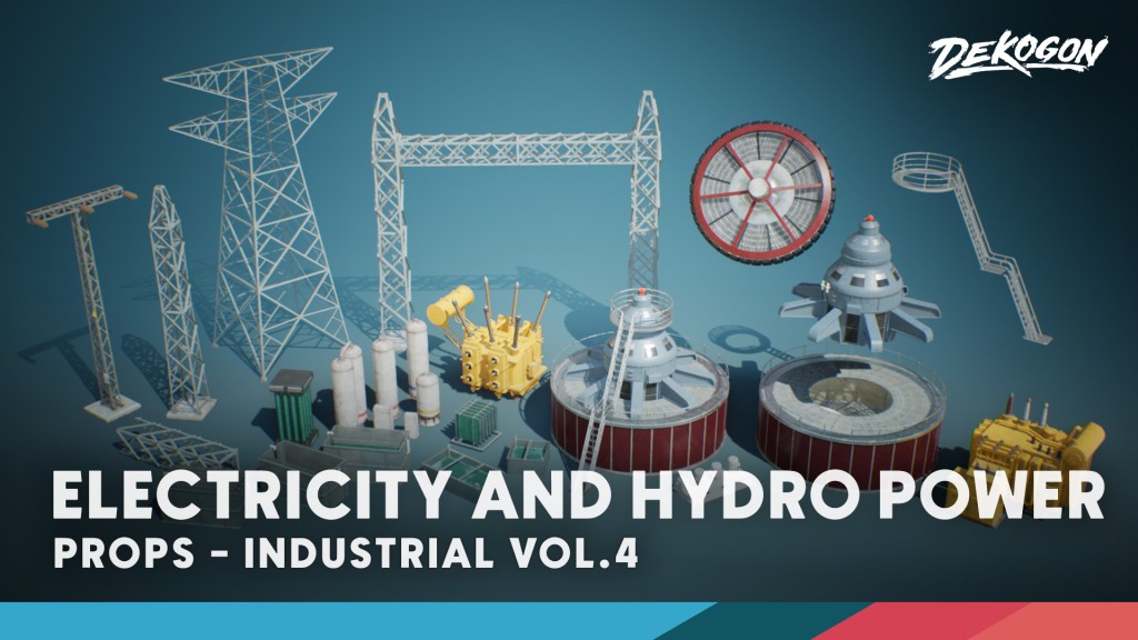 [UE4.26] Industrial VOL.4 - Electricity, Hydro, and Water Treatment