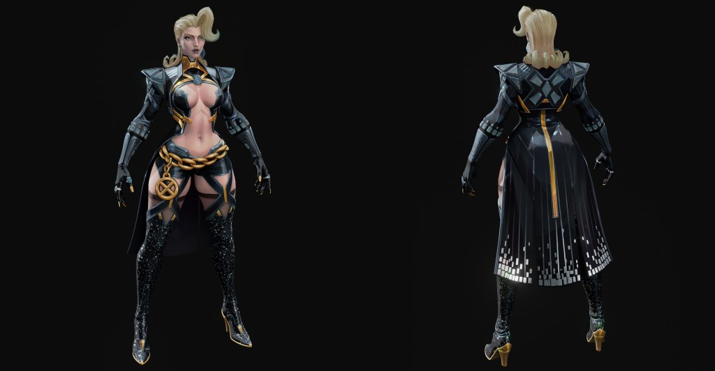 Emma Frost (X-Revolution) Premium for Blender 4.x