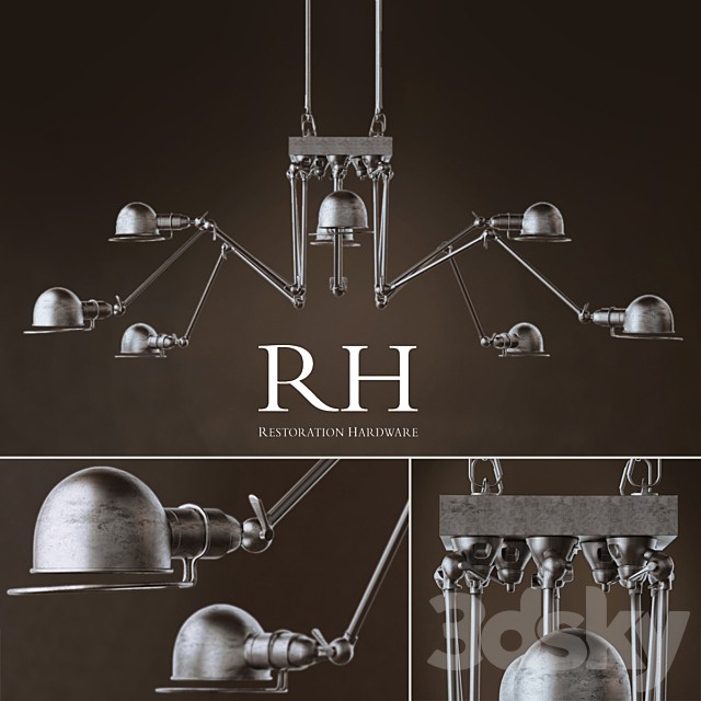 RH ATELIER CHANDELIER