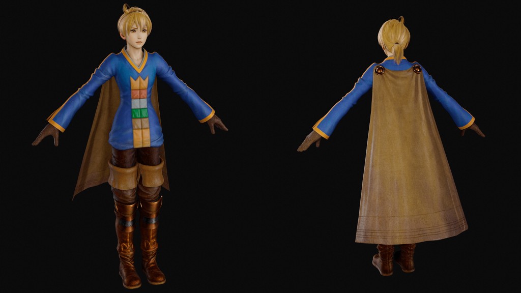 Ramza Beoulve Premium for Blender 3
