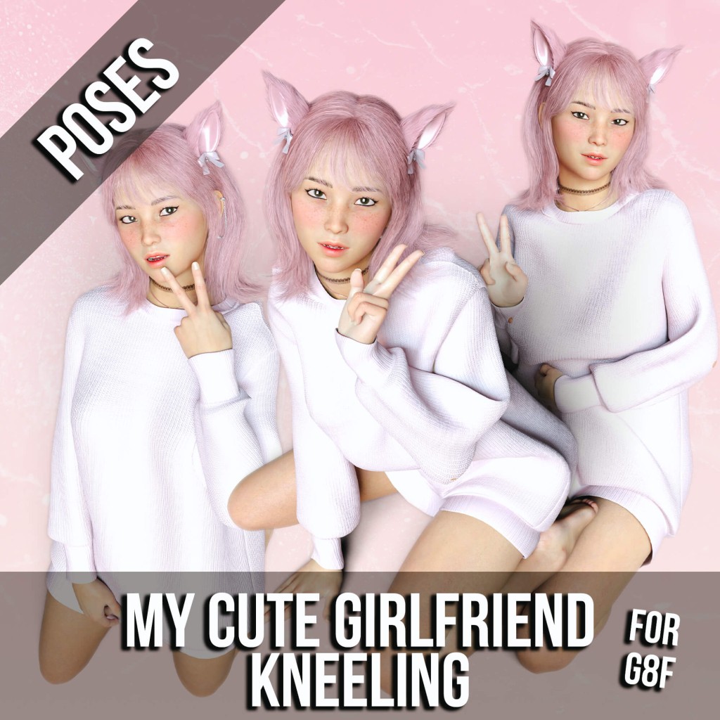 Cute but Naughty Bundle Poses for G8F