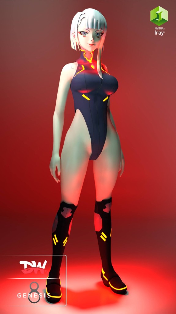 Cyberpunk Edgerunners Lucy Kushinada DAZ Genesis 8 Female