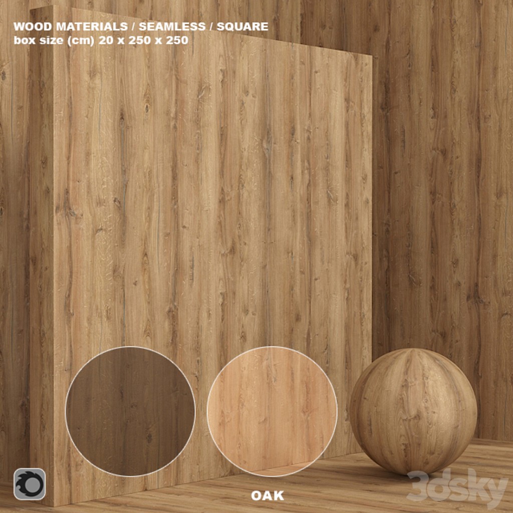 Material wood / oak (seamless) - set 71