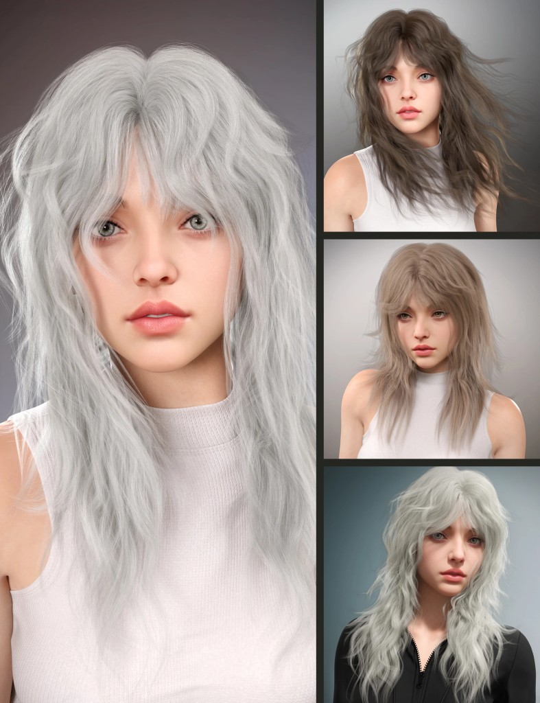 MB Cheryll Hair and MB Cheryll for Genesis 9 Feminine