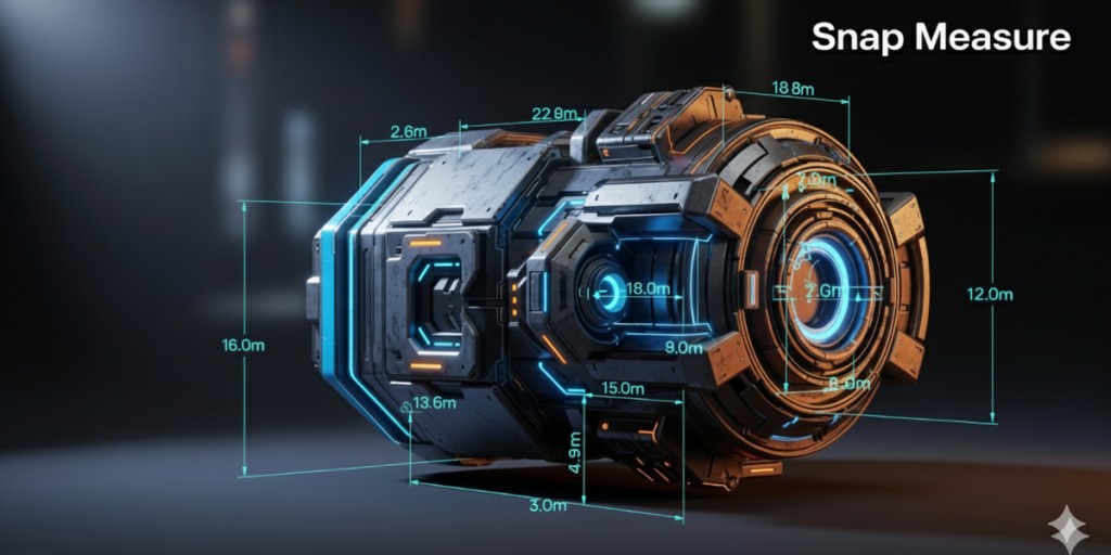 Snap Measure for Blender