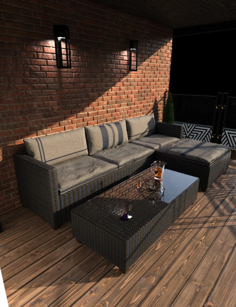 Luxury Hotel Balcony