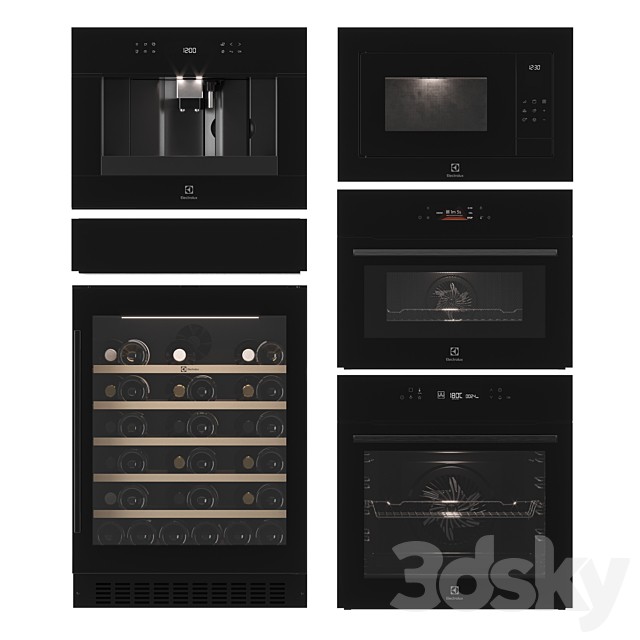 Electrolux kitchen appliances set 01