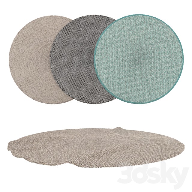 Round Carpets Set 269