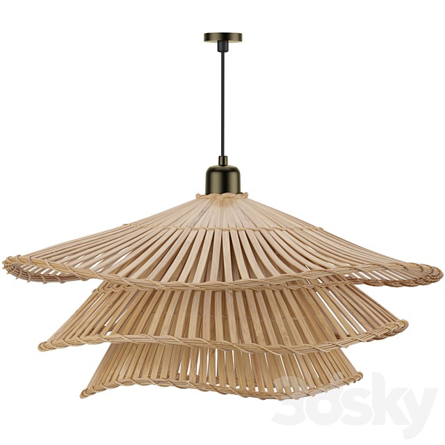 Rattan Pendant Lamps Natural