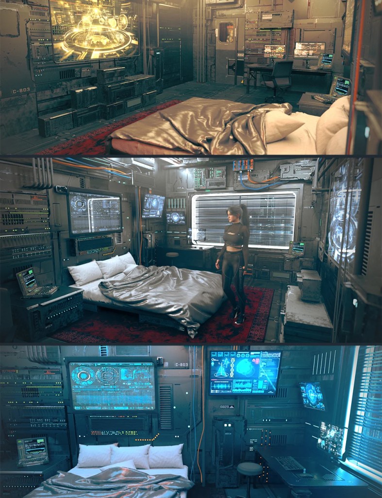 Polish Cyber Hacker Bedroom