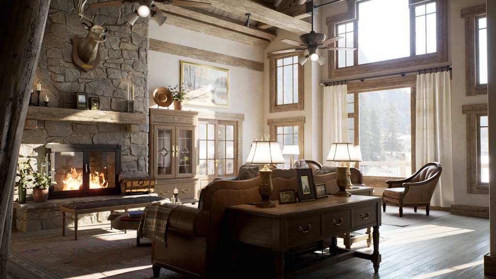 [UE5.5] Mountain Lodge