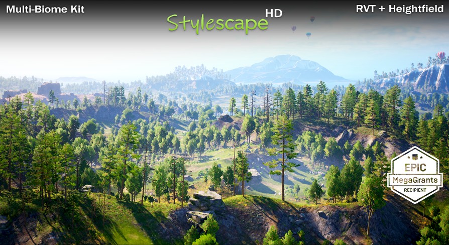 [UE4.26] Stylescape HD: Multi-Biome Kit