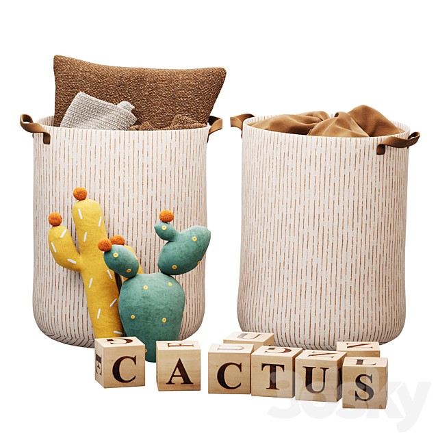 Storage baskets for children's rooms