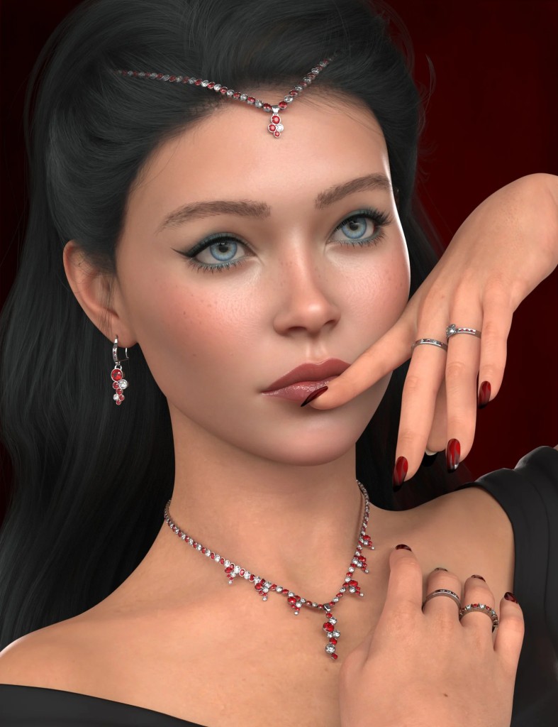 Bedazzled Jewelry Set for Genesis 9