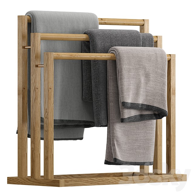 CB2 outdoor towel rack