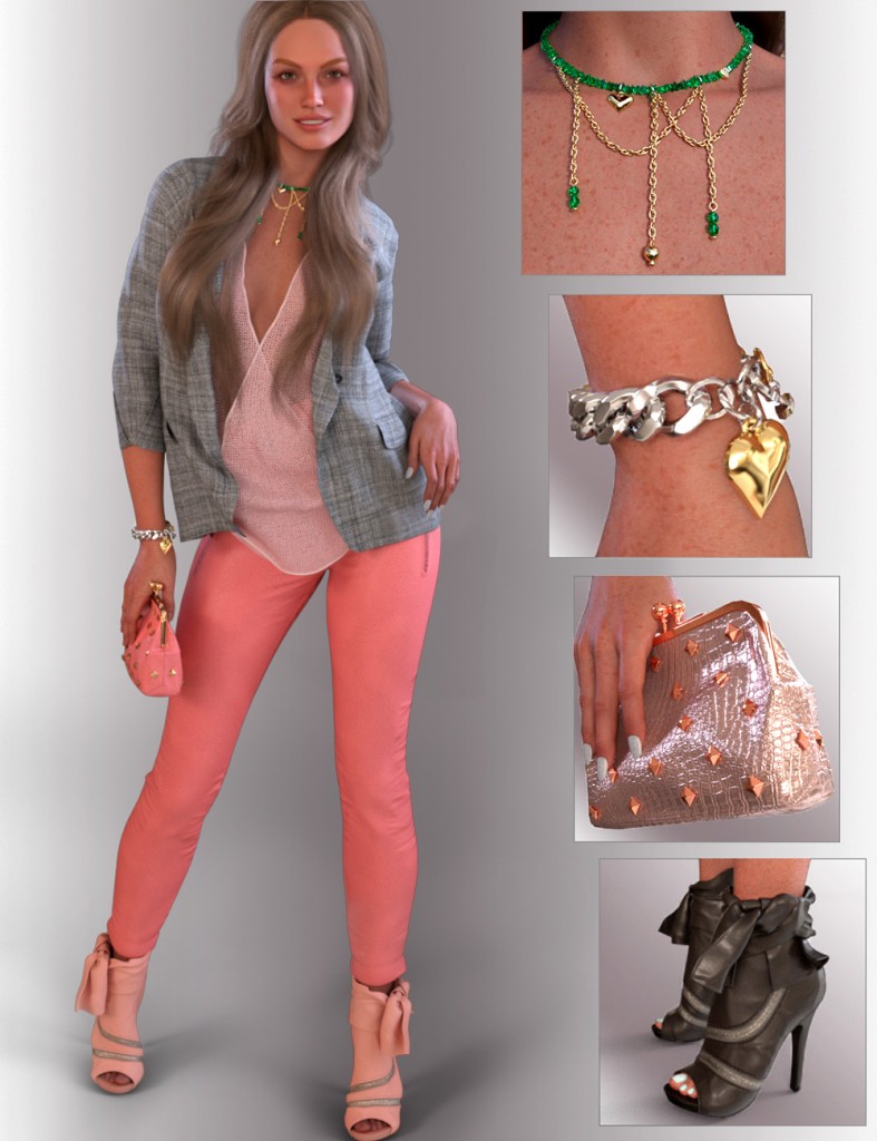 dForce Elaila Outfit for Genesis 9 Feminine