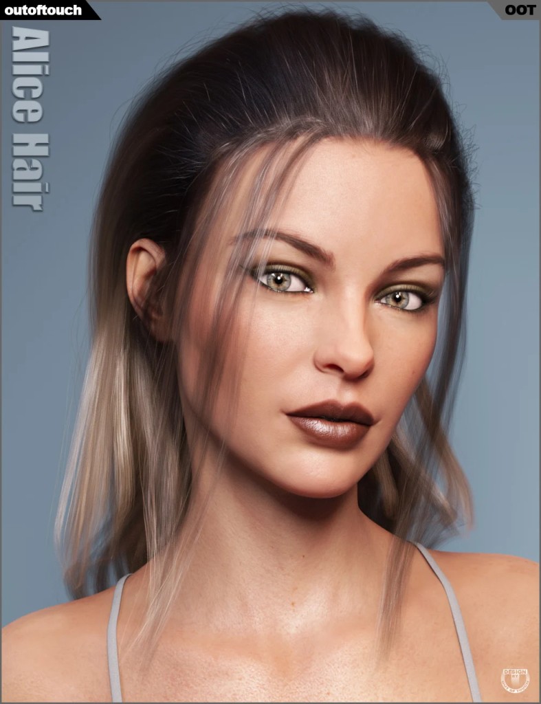 Alice Wet and Dry Hair for Genesis 3 and 8 Females